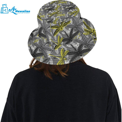 Hand drawn dragonfly pattern Unisex Bucket Hat