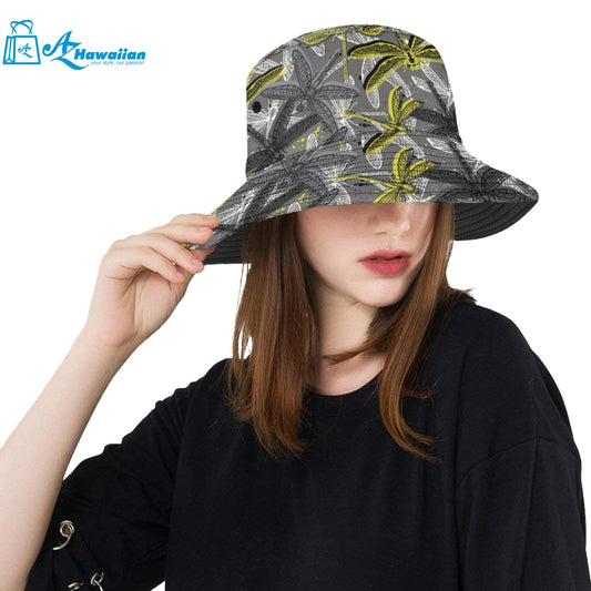 Hand drawn dragonfly pattern Unisex Bucket Hat