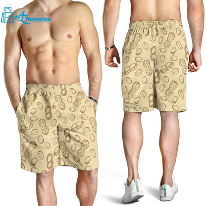 Hand Drawn Peanuts Pattern Men Shorts