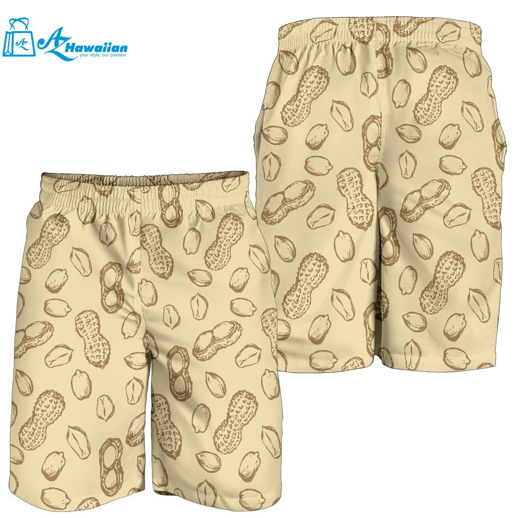 Hand Drawn Peanuts Pattern Men Shorts