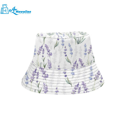 Hand painting Watercolor Lavender Unisex Bucket Hat