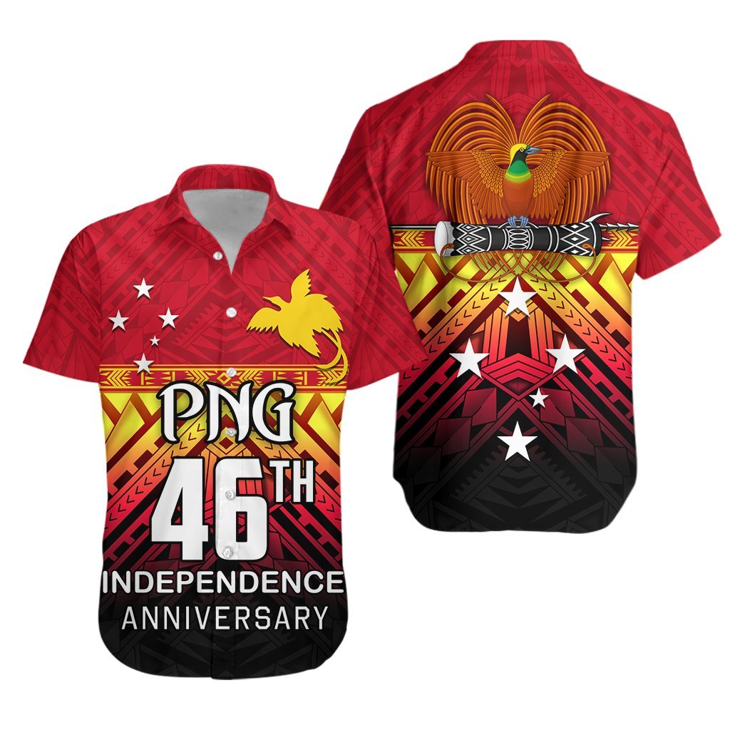 Papua New Guinea 46th Independence Anniversary Hawaiian Shirt LT4