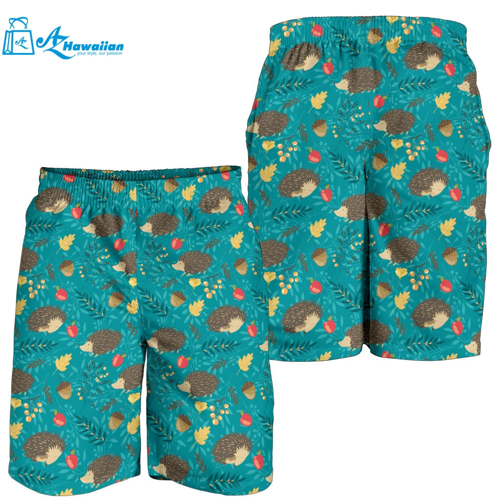 Hedgehog Pattern Print Design 01 Men Shorts