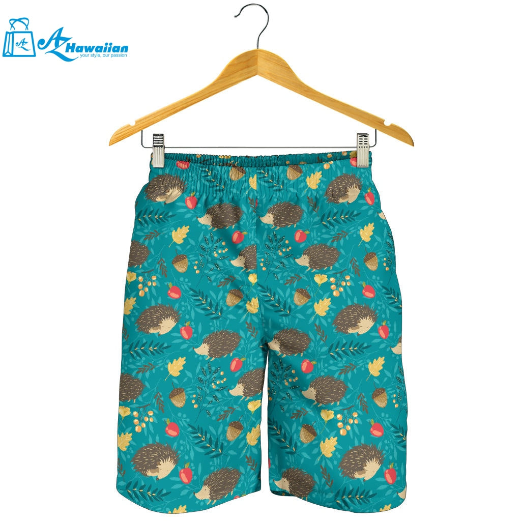 Hedgehog Pattern Print Design 01 Men Shorts