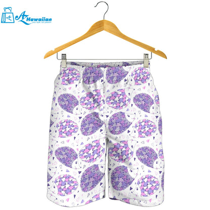 Hedgehog Pattern Print Design 05 Men Shorts