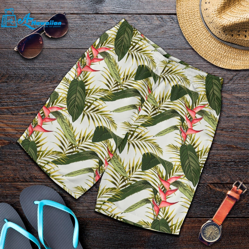 Heliconia Pattern Men Shorts