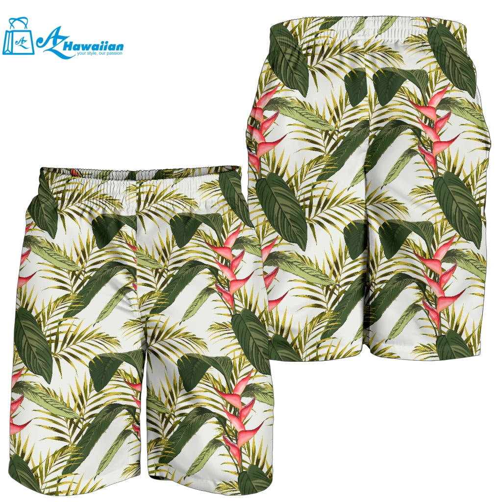 Heliconia Pattern Men Shorts