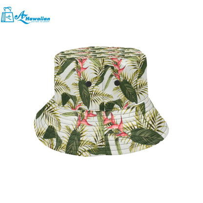 heliconia pattern Unisex Bucket Hat