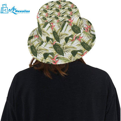 heliconia pattern Unisex Bucket Hat