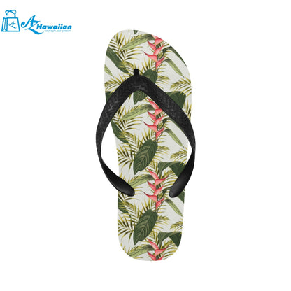 heliconia pattern Unisex Flip Flops