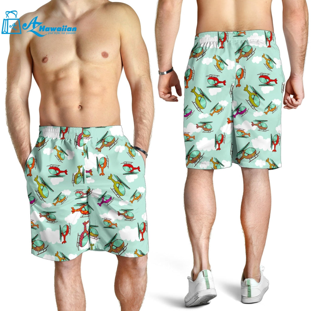 Helicopter Design Pattern Men Shorts