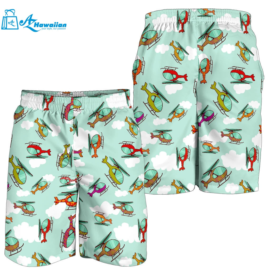 Helicopter Design Pattern Men Shorts