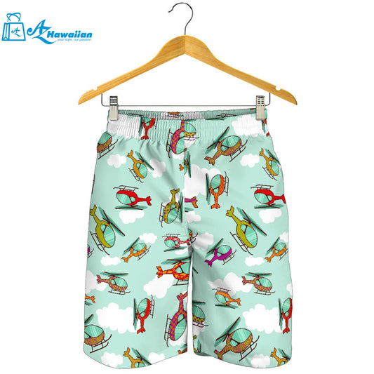 Helicopter Design Pattern Men Shorts