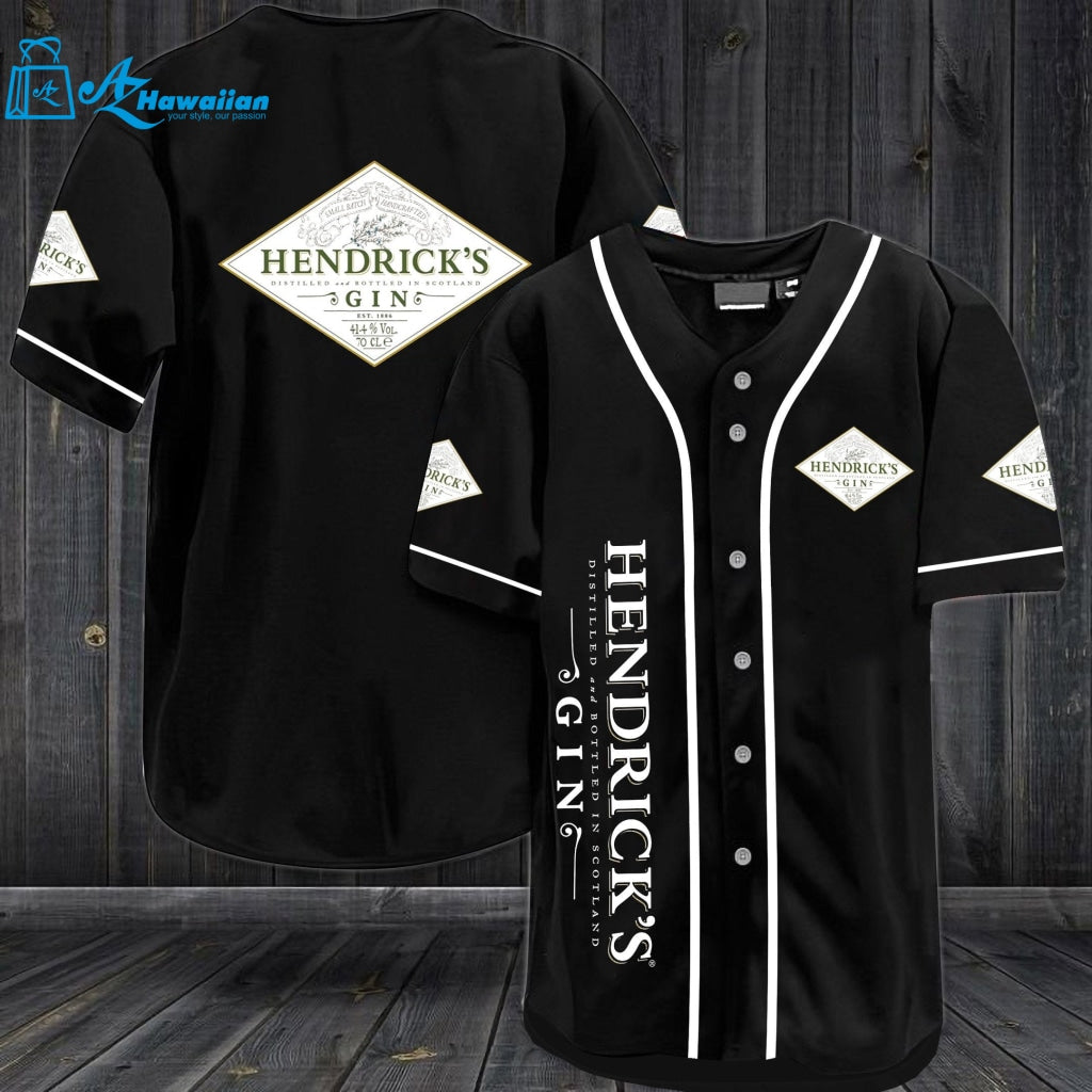 Hendrick's Gin Baseball Jersey 