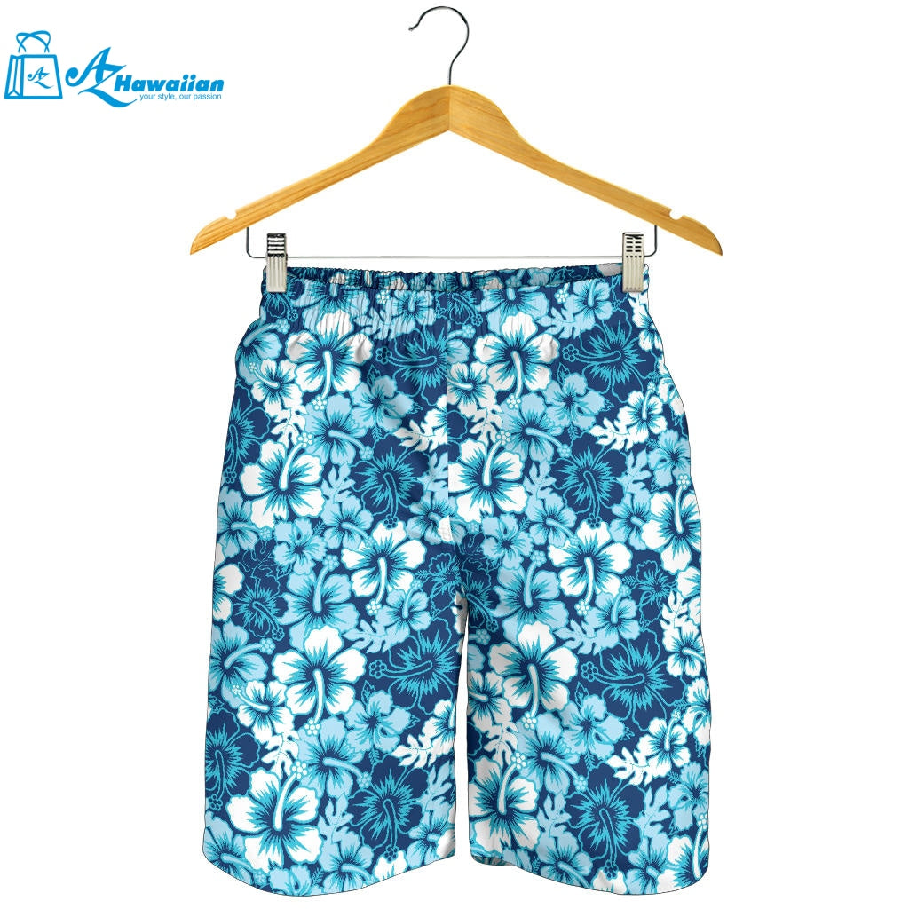 Hibiscus Pattern Print Design 03 Men Shorts