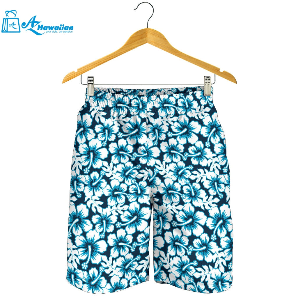 Hibiscus Pattern Print Design 04 Men Shorts