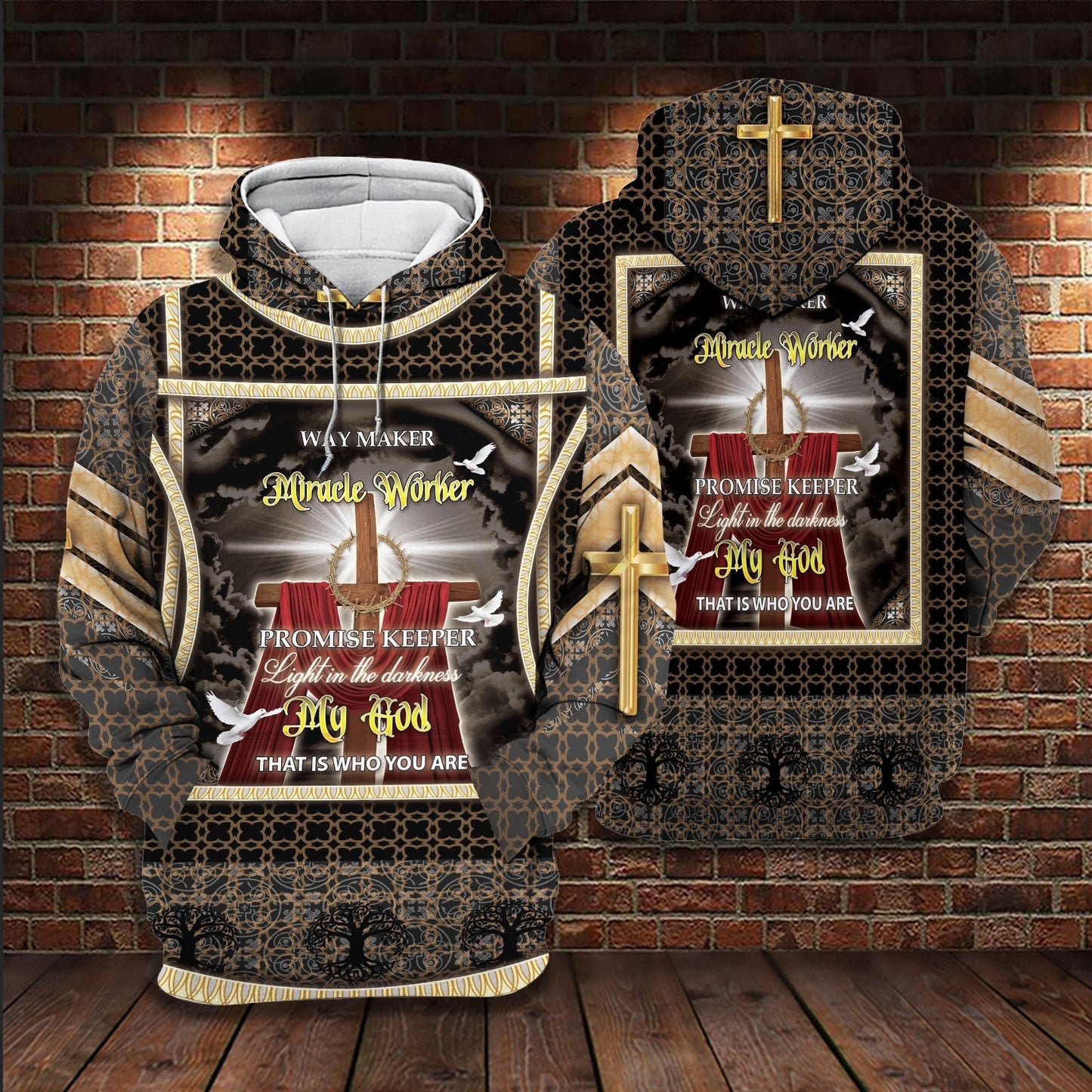 Jesus Miracle Worker 3D All Over Printed Hoodie Us Unisex Hoodie Size