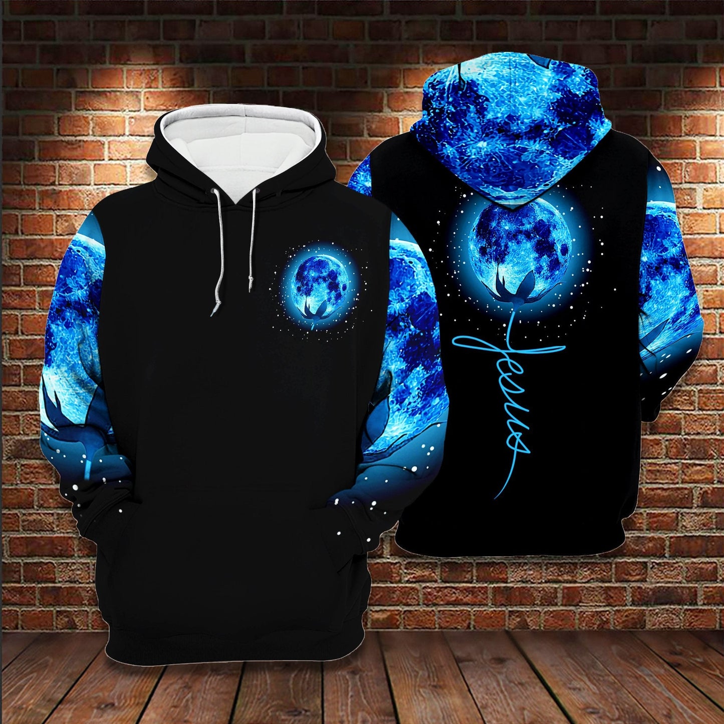 Jesus Be The Moon Reflect The Son 3D All Over Printed Hoodie Us Unisex Hoodie Size