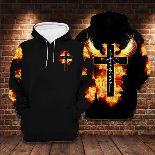 Jesus Wings Forgiven 3D All Over Printed Hoodie Us Unisex Hoodie Size