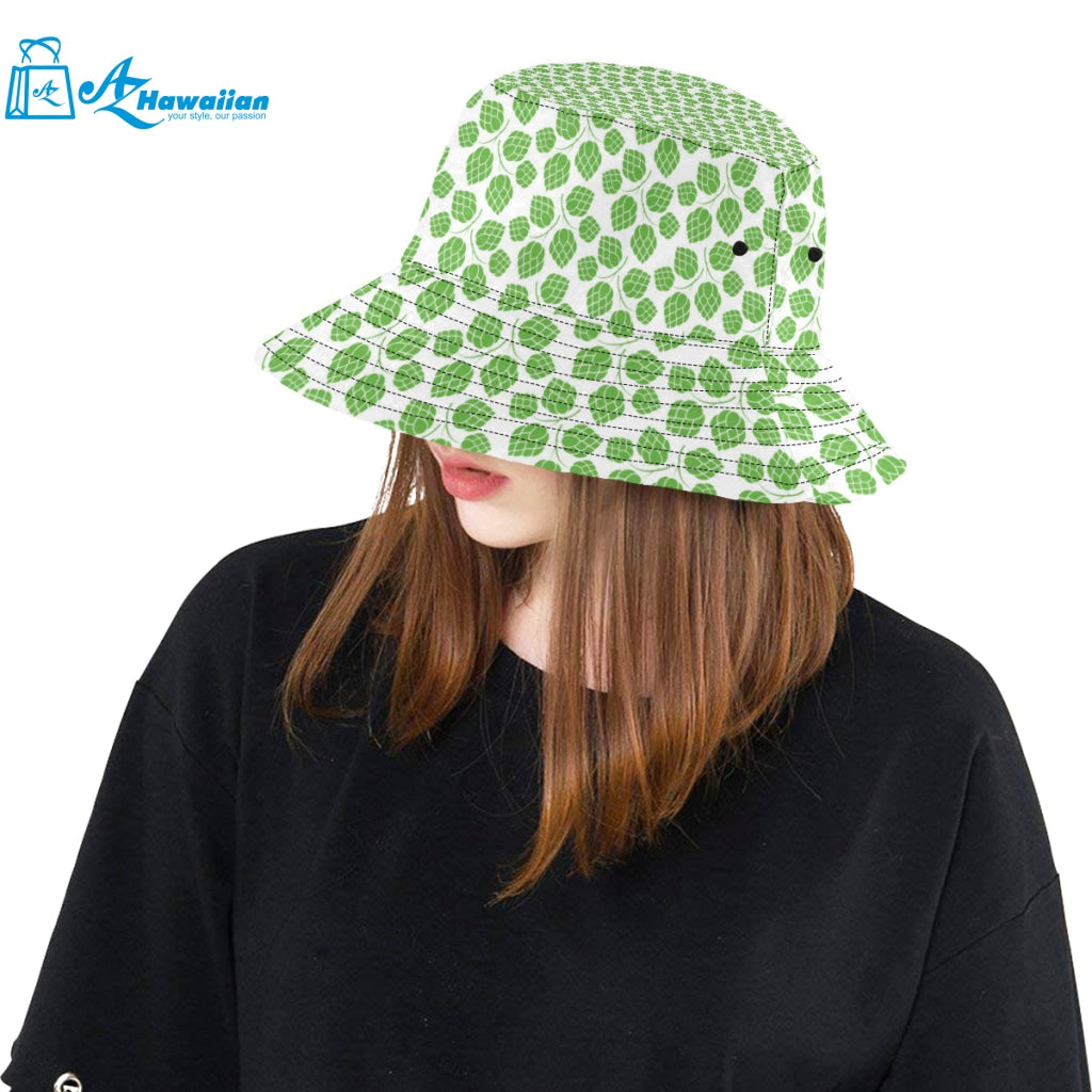 Hop pattern background Unisex Bucket Hat