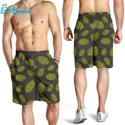 Hop Pattern Black Background Men Shorts