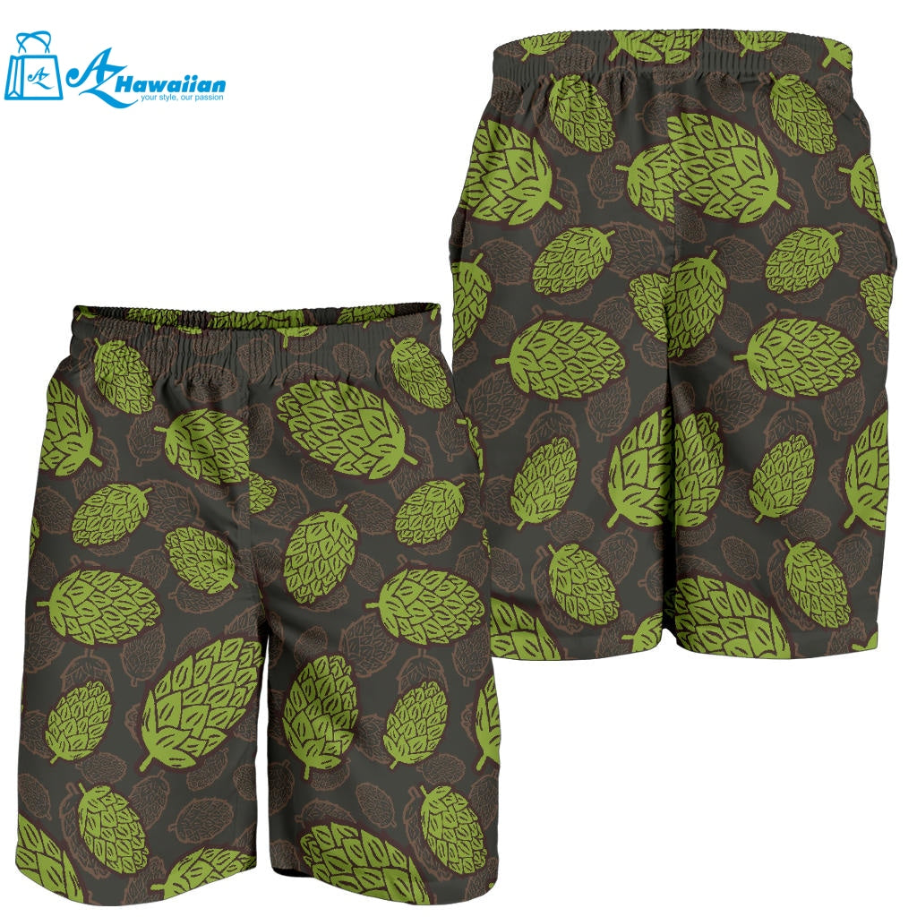 Hop Pattern Black Background Men Shorts