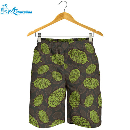 Hop Pattern Black Background Men Shorts