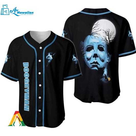 Horror Boogeyman Michael Myers Baseball Jersey