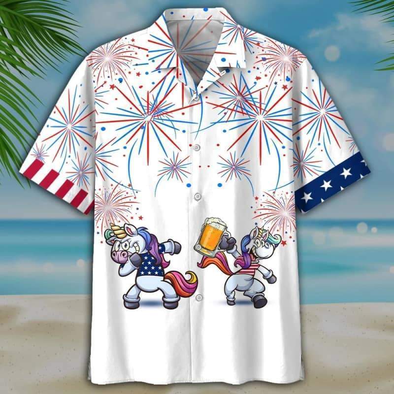 Horse Beer Hawaiian Shirt