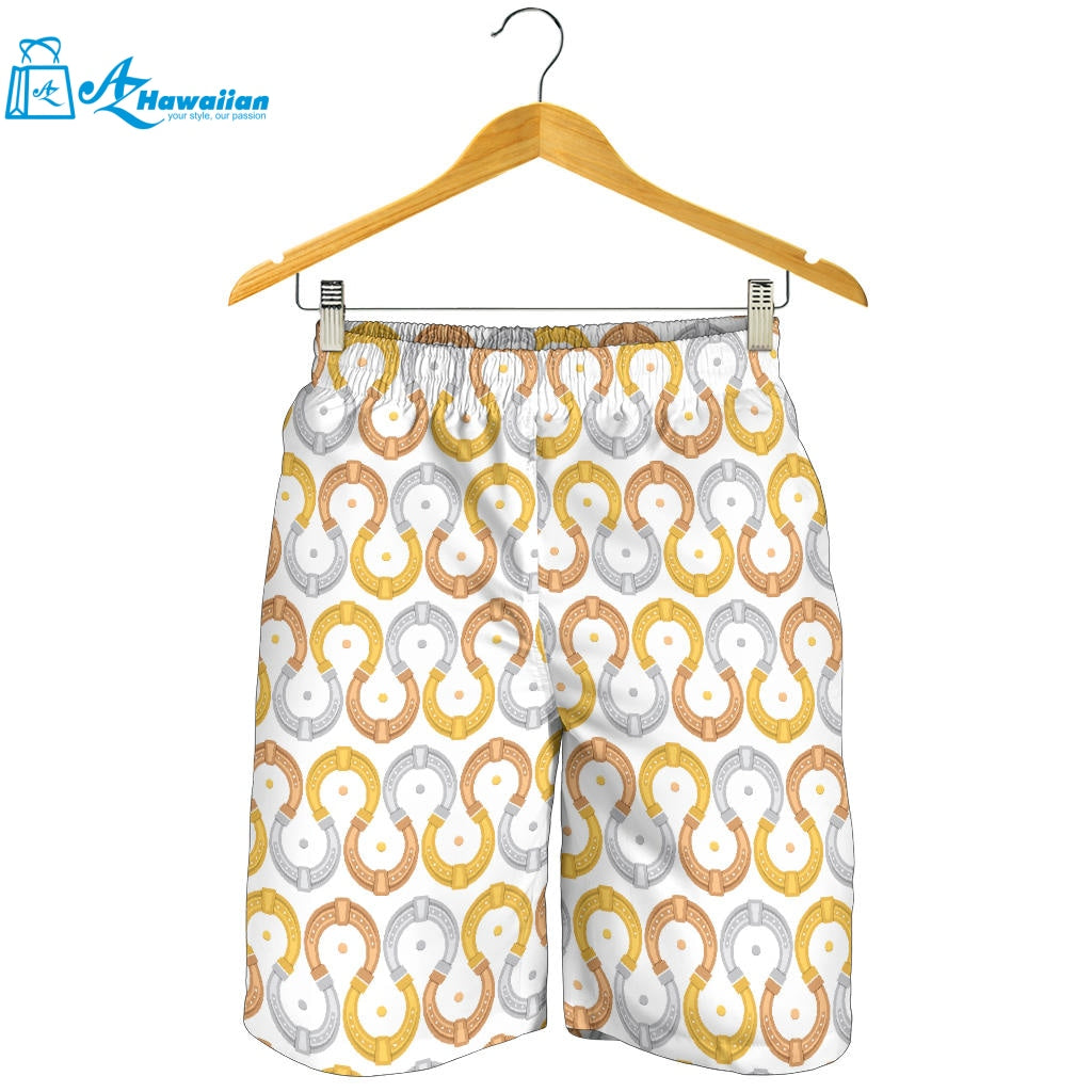 Horseshoes Pattern Print Design 03 Men Shorts