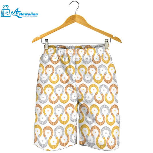 Horseshoes Pattern Print Design 03 Men Shorts