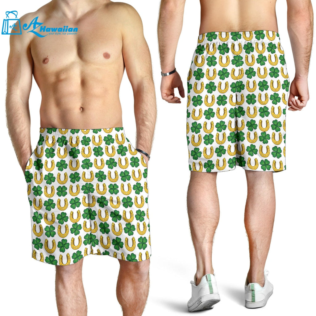 Horseshoes Pattern Print Design 04 Men Shorts