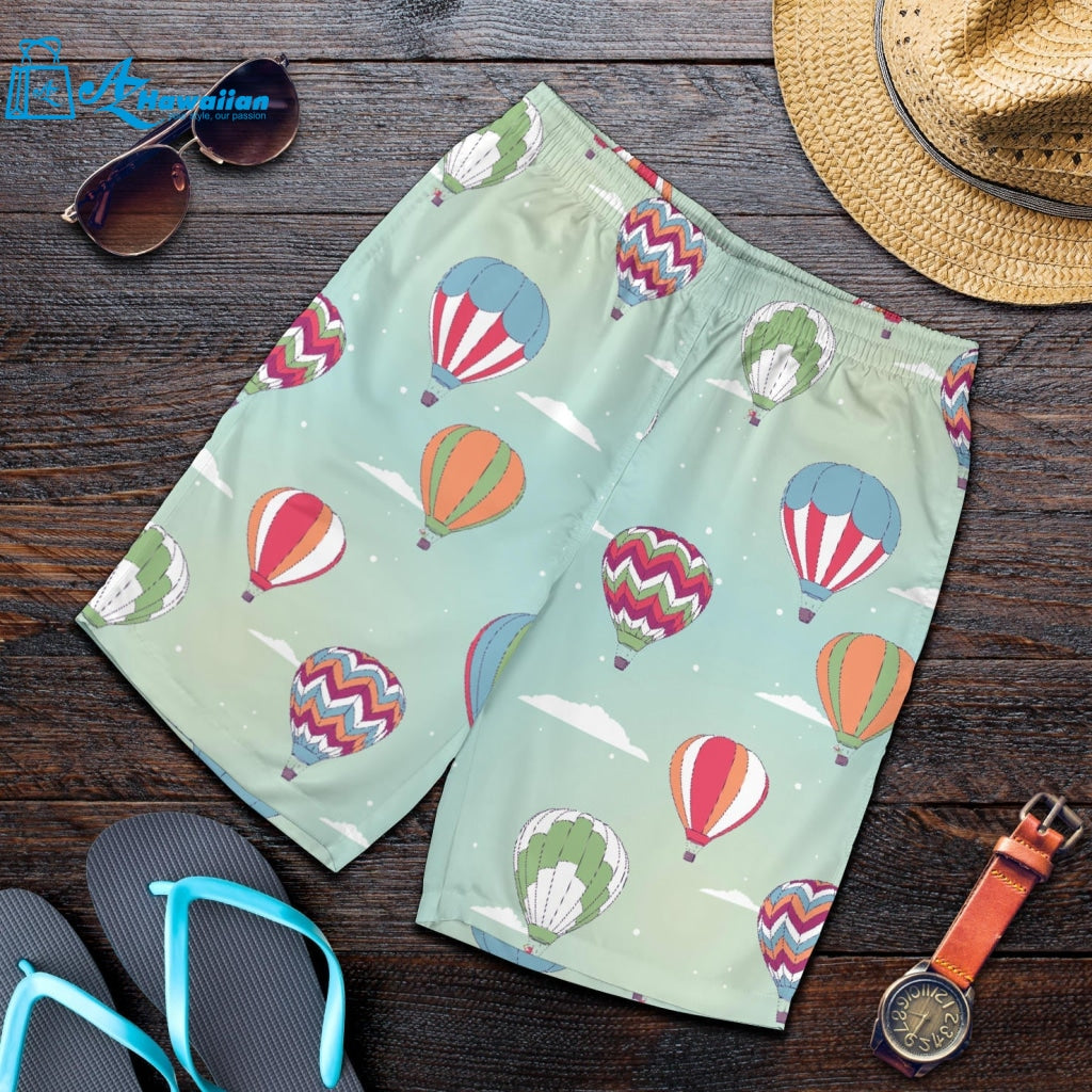 Hot Air Balloon Design Pattern Men Shorts