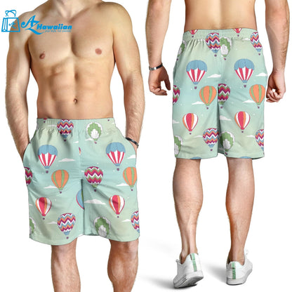 Hot Air Balloon Design Pattern Men Shorts