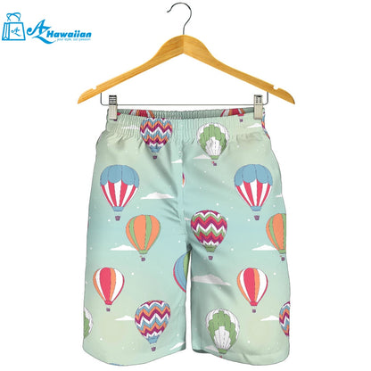 Hot Air Balloon Design Pattern Men Shorts