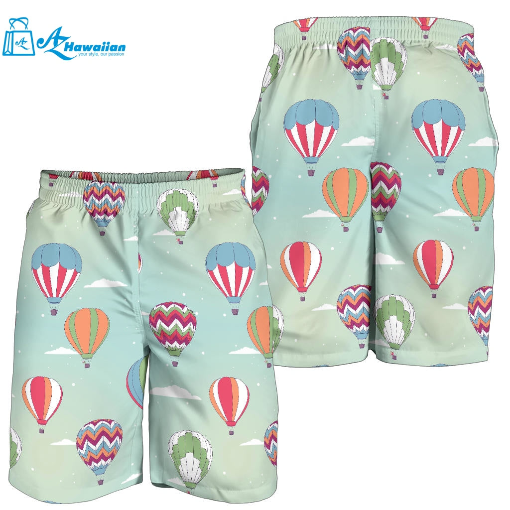 Hot Air Balloon Design Pattern Men Shorts