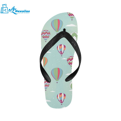 Hot Air Balloon design Pattern Unisex Flip Flops