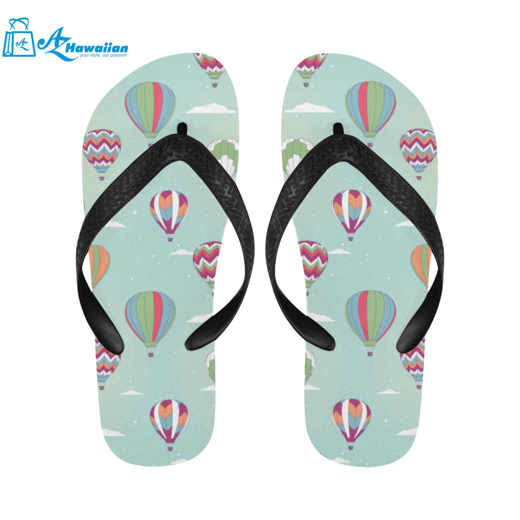 Hot Air Balloon design Pattern Unisex Flip Flops