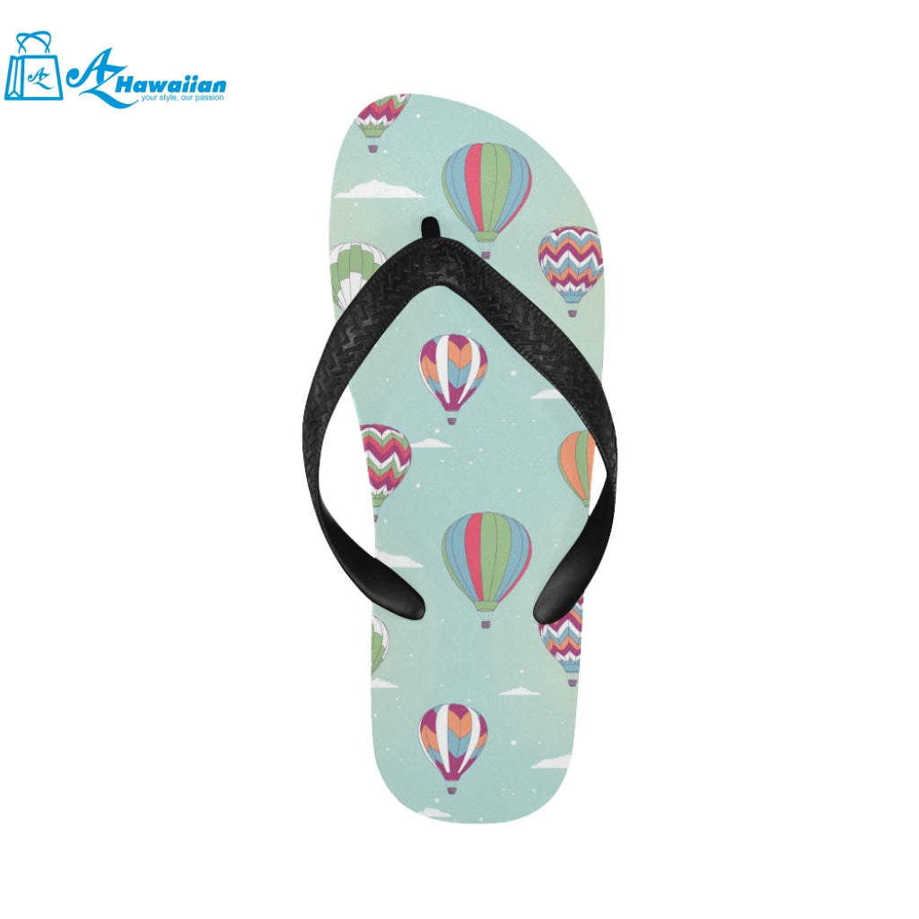 Hot Air Balloon design Pattern Unisex Flip Flops