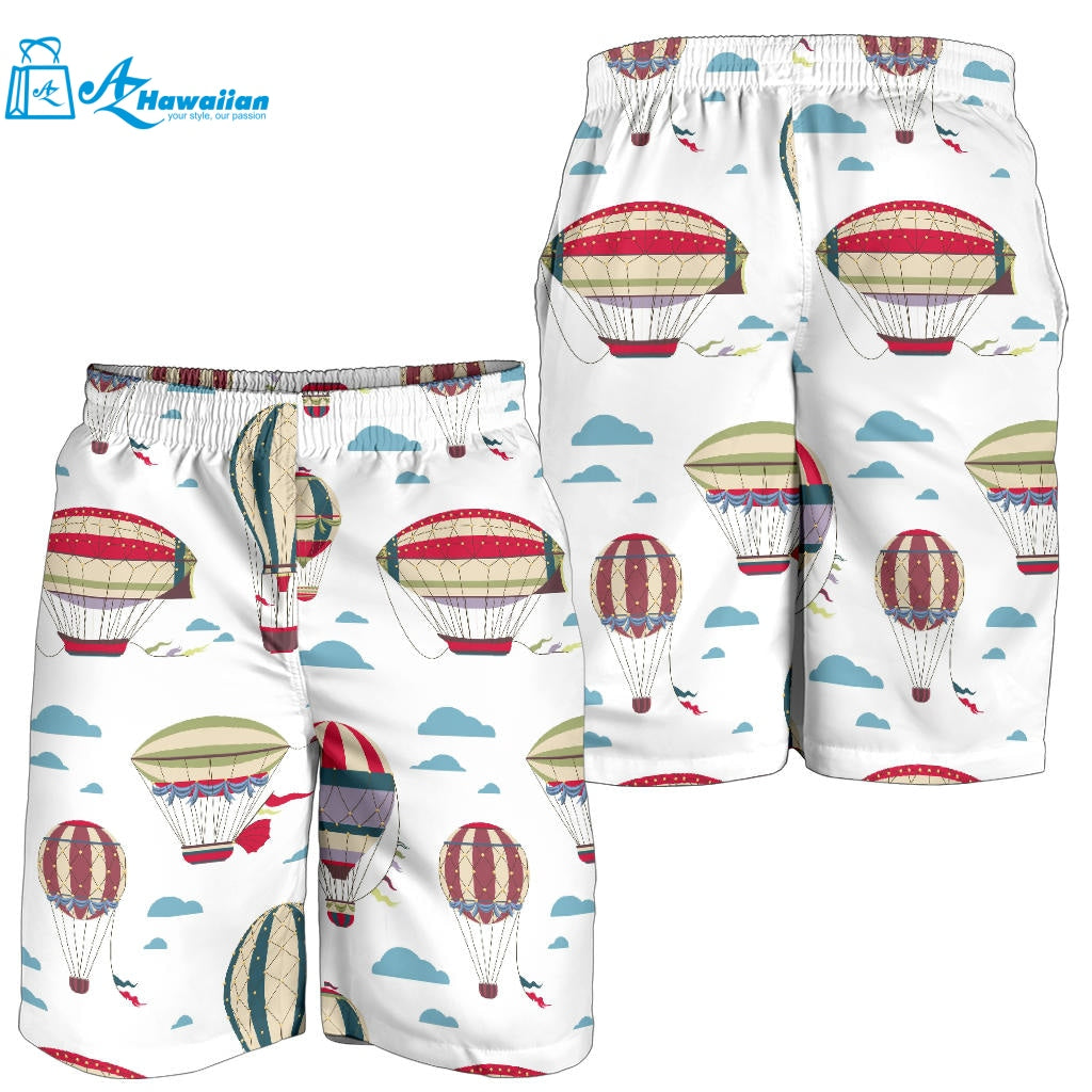 Hot Air Balloon Pattern Men Shorts