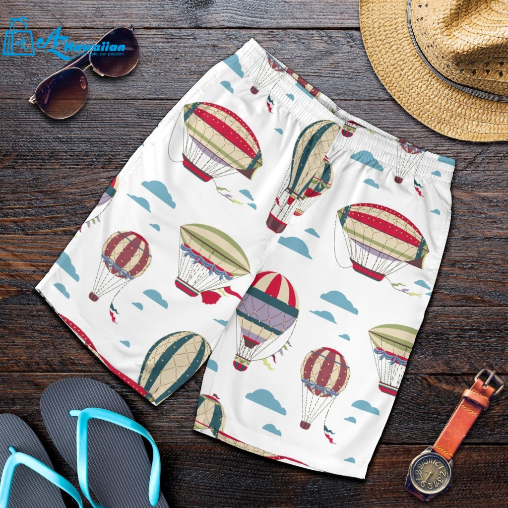 Hot Air Balloon Pattern Men Shorts