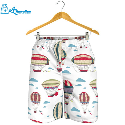 Hot Air Balloon Pattern Men Shorts