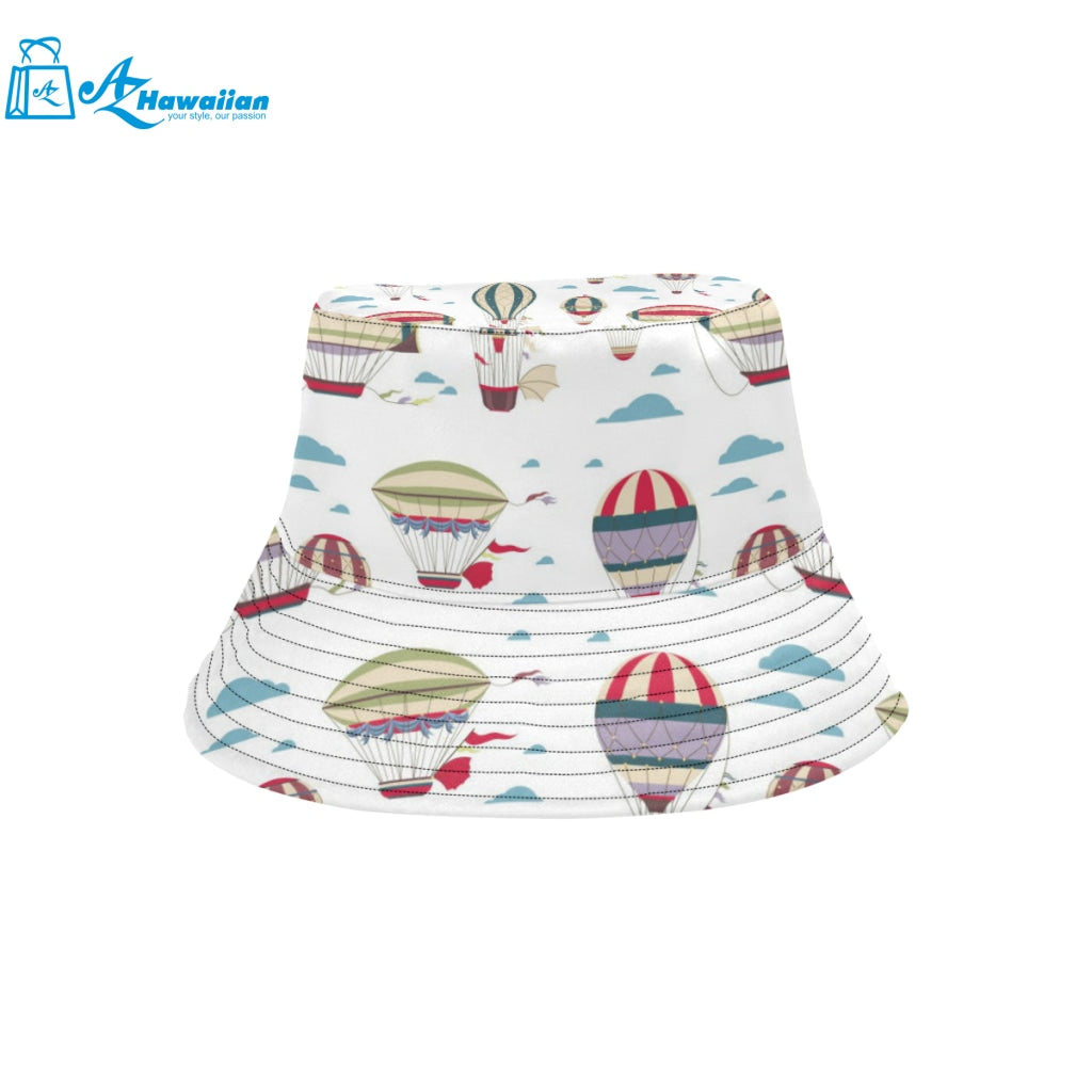 Hot air balloon pattern Unisex Bucket Hat