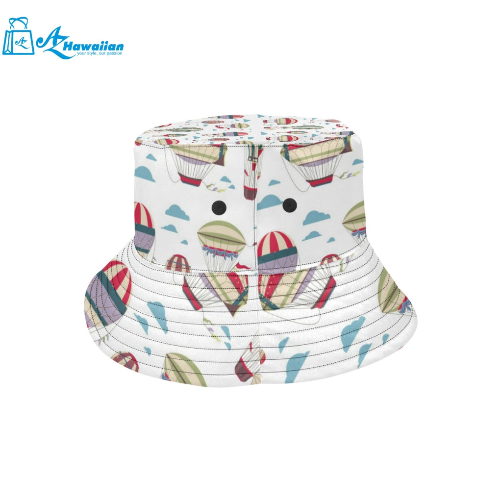 Hot air balloon pattern Unisex Bucket Hat