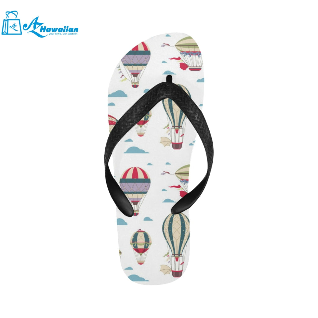 Hot air balloon pattern Unisex Flip Flops