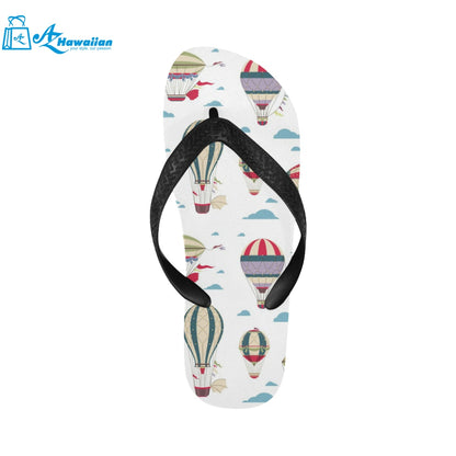 Hot air balloon pattern Unisex Flip Flops