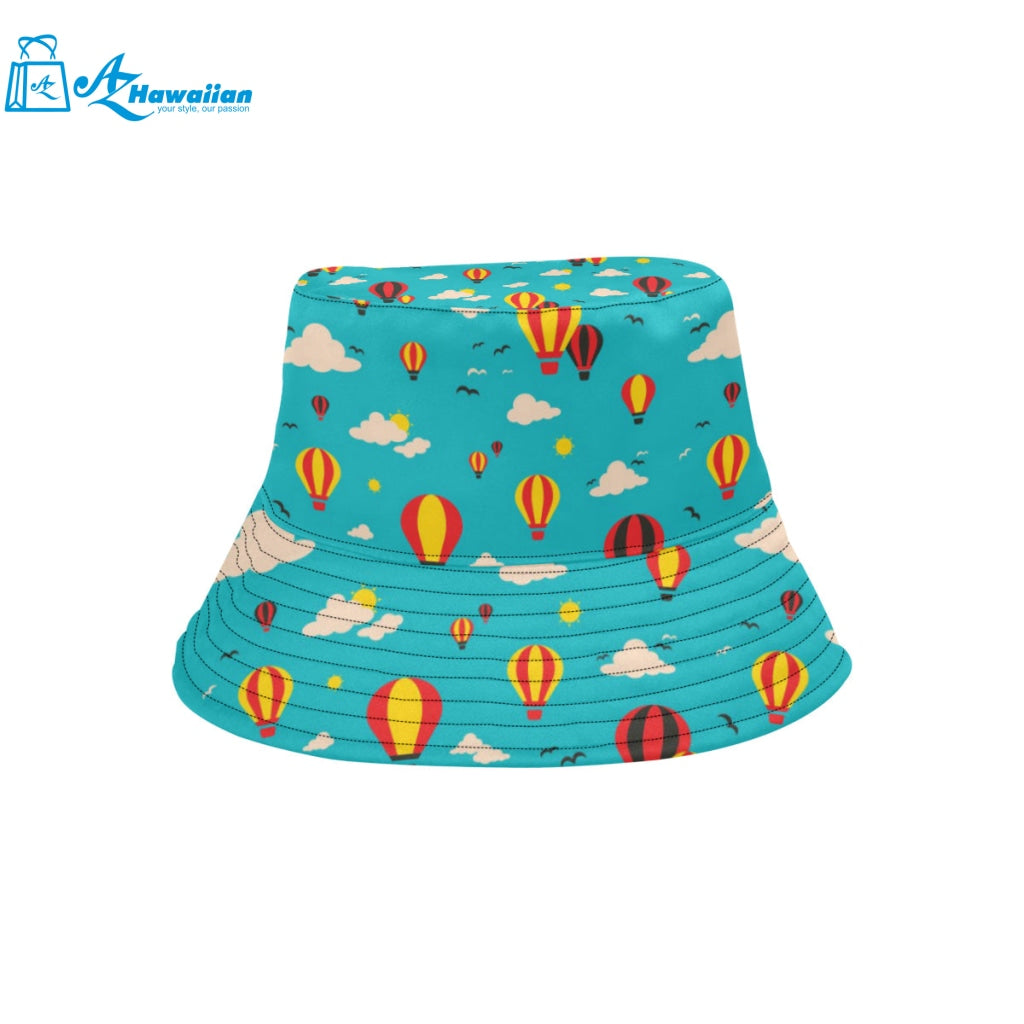 Hot Air Balloon Sky Pattern Unisex Bucket Hat