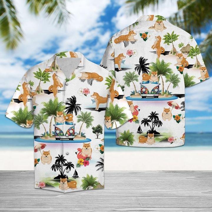 Akita Vacation Hawaiian Shirt | For Men & Women | Adult | HW6948