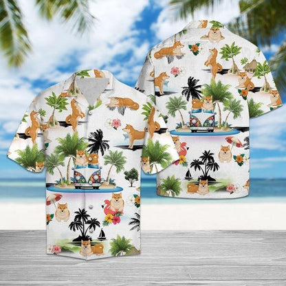 Akita Vacation Hawaiian Shirt | For Men & Women | Adult | HW6948