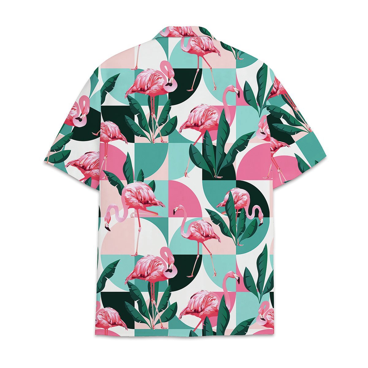 Hawaiian Shirt Flamingo Tropical Flower And Leaf Combined With Shirt